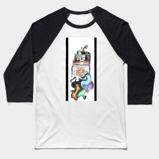 Pull of the Piano Baseball T-Shirt